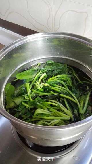 海虹拌菠菜的做法步骤:5