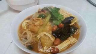 番茄鸡肉米线的做法步骤:7