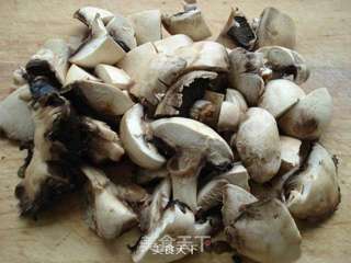 口蘑咖喱鸡的做法步骤:4