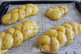 葡萄干辫子面包的做法步骤:12