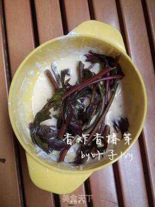 香掉下巴的!酥炸香椿鱼的做法步骤:5