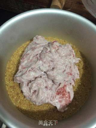 草莓慕斯蛋糕的做法步骤:9