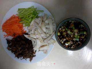 鱼香杏鲍菇的做法步骤:3