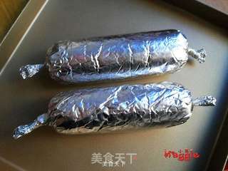 新奥尔良烤鸡腿卷的做法步骤:4