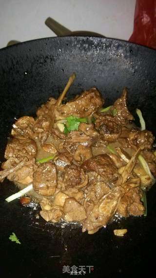 干锅鸭肉的做法步骤:9