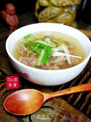 石狮牛肉羹的做法步骤:7