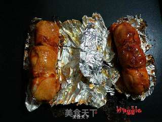 新奥尔良烤鸡腿卷的做法步骤:6