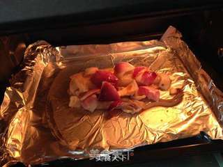 洋葱烤鱿鱼的做法步骤:7