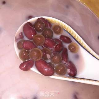芋圆红豆牛奶的做法步骤:6