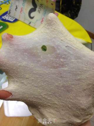 豆渣蜜豆吐司的做法步骤:2