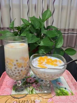 芒果椰汁西米露的做法步骤:6