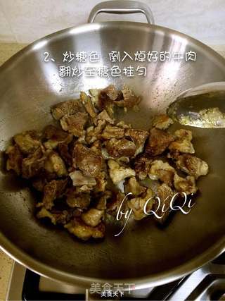 红烧牛肉的做法步骤:3