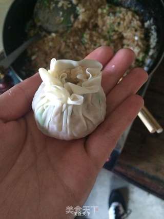 腊肉烧麦的做法步骤:8