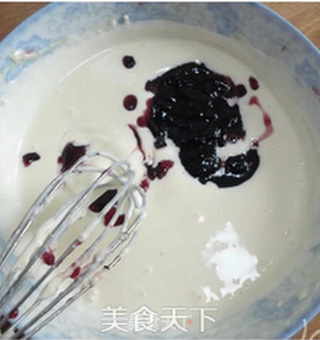 蓝莓酱冻芝士蛋糕的做法步骤:11