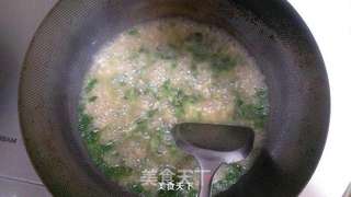 宝宝肉松莴苣叶粥的做法步骤：8