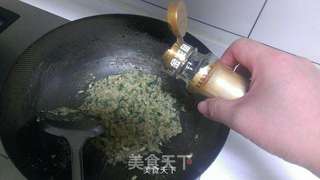 宝宝肉松莴苣叶粥的做法步骤:11