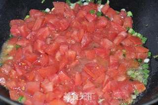 番茄蛋卤菠菜面的做法步骤:15