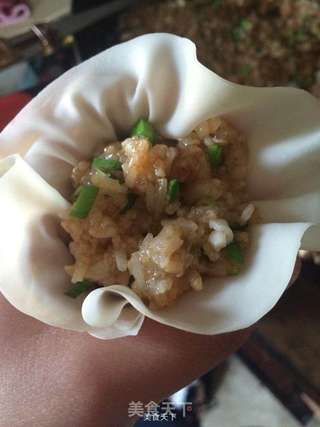 腊肉烧麦的做法步骤:7
