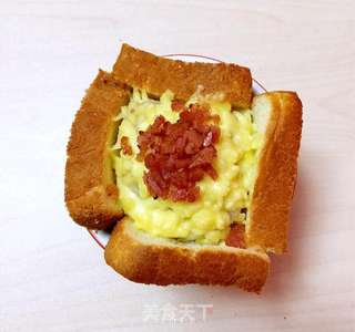 【培根“美”味“大”不同】—培根土豆泥面包杯的做法步骤:6