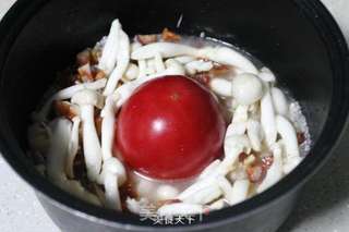 网上风迷一时的整只番茄饭的做法步骤:4
