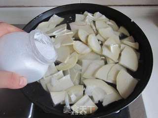 青蒜冬笋炒口条的做法步骤:5