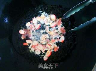 蟹柳紫菜烙的做法步骤:6
