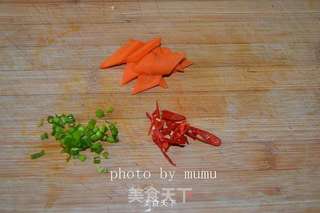 用自发豆芽炒细面的做法步骤:5