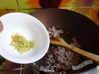 肉末拌苦菊的做法步骤:8