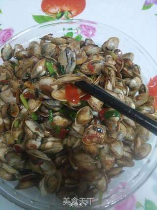 香辣小白蛤~鱼香豆豉香辣小蛤蜊的做法步骤:9