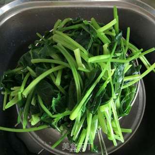 姜汁菠菜的做法步骤:5