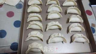 鲜肉锅贴的做法步骤:13