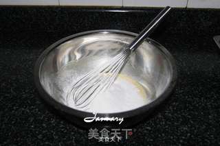 彩色戚风蛋糕的做法步骤:4