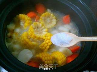 时蔬鸡骨汤的做法步骤:8