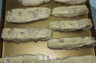 【荷美尔培根试用】培根奶酪面包条的做法步骤:9