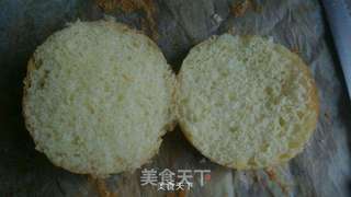 鸡蛋火腿汉堡的做法步骤:7