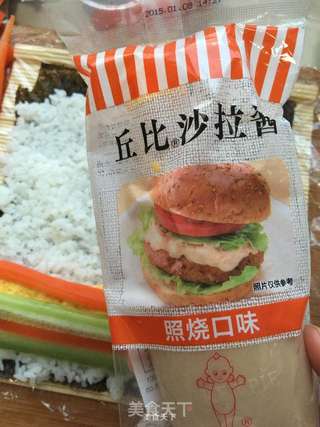 【丘比系列产品试用报告】紫菜包饭的做法步骤：5