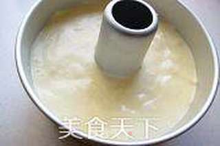 酸奶柠檬中空戚风蛋糕的做法步骤:7