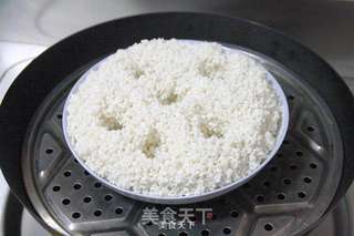 【绿豆薏仁酒酿】:巧用面包机做酒酿的做法步骤:3