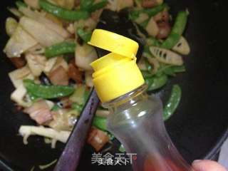 雷笋小炒荷兰豆的做法步骤:5