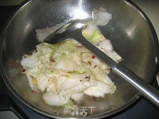 醋溜白菜的做法步骤:6