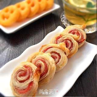 【培根“美”味“大”不同】—酥皮培根卷的做法步骤:6