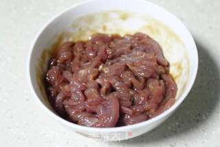 家常小炒:扁豆炒肉的做法步骤:4