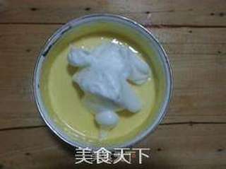 蓝莓酸奶蛋糕的做法步骤:7