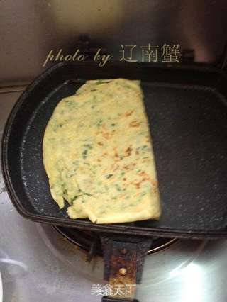 韭菜薄饼的做法步骤:8