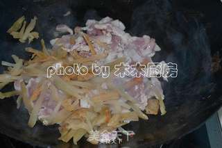 榨菜肉丝拌面的做法步骤:4