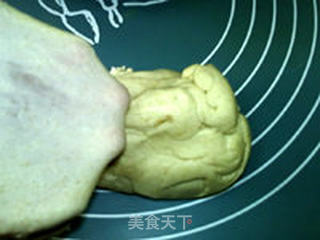 核桃面包圈的做法步骤:4