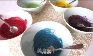 5分钟微波炉彩虹杯子蛋糕的做法步骤:4
