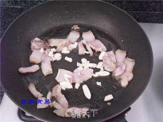 腊肉炒青椒的做法步骤:4