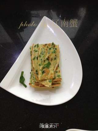 韭菜薄饼的做法步骤:12