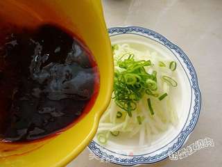 凉拌水果苤蓝的做法步骤:7